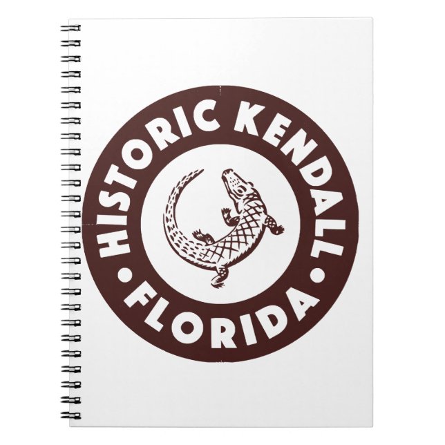 Kendall Florida Circle - Brown  Notebook (Front)