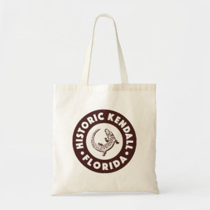 Kendall Florida Circle - Brown Tote Bag