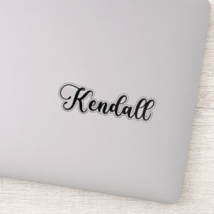Kendall Name - Handwritten Calligraphy