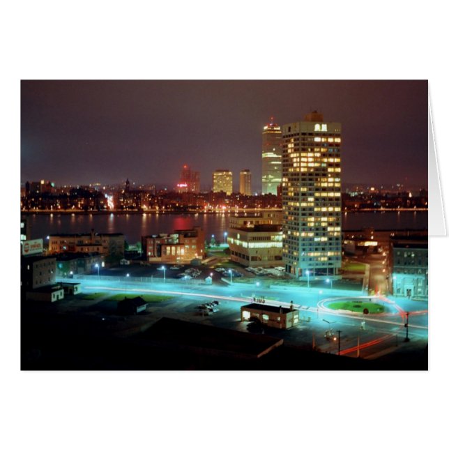 Kendall Square and Boston Skyline, 1967 (Front Horizontal)