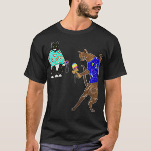 Kendama cats Zip  T-Shirt