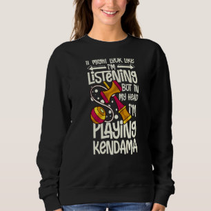 Kendama Trick Japanese Toy Ball Game Beginner 5 Sweatshirt