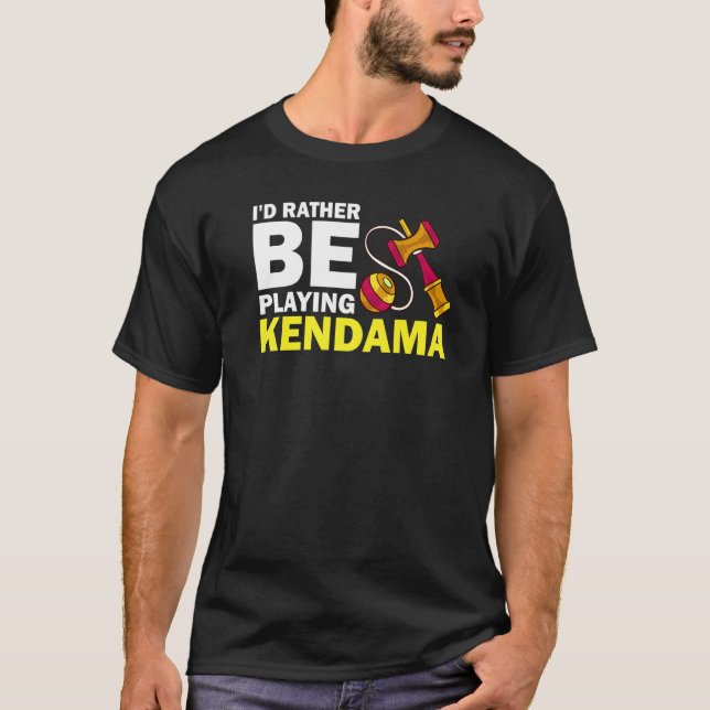 Kendama Trick Japanese Toy Ball Game Beginner   T-Shirt (Front)
