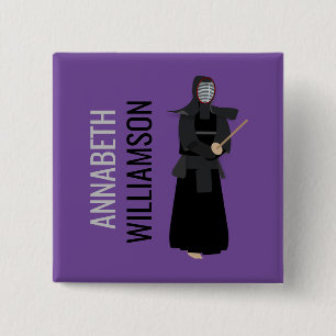 Kendo 15 Cm Square Badge