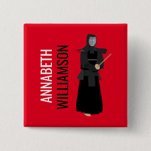 Kendo 15 Cm Square Badge