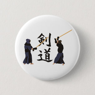 Kendo 6 Cm Round Badge