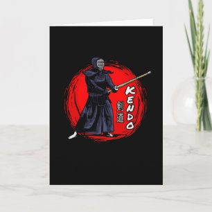 Kendo Aikido Martial Arts Fighter Card