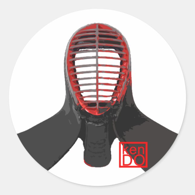 kendo men sticker (Front)