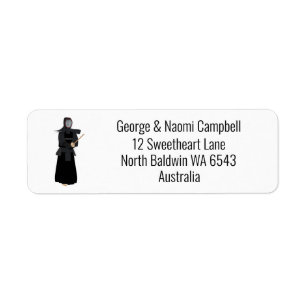 Kendo Return Address Label