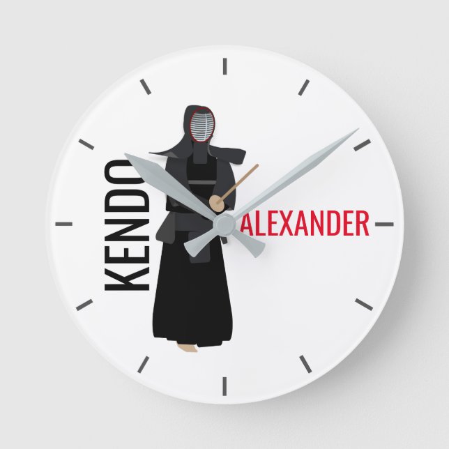 Kendo Round Clock (Front)