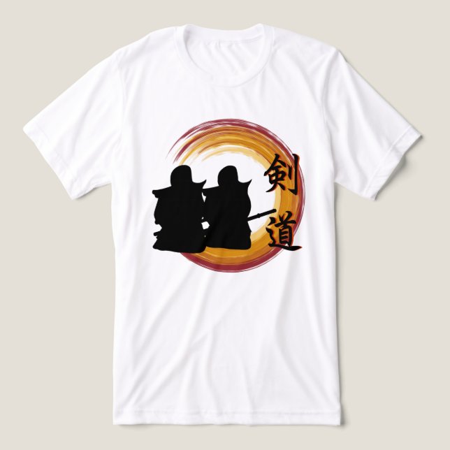 Kendo T-Shirt Tri-Blend Shirt (Design Front)