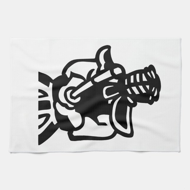 kendo tea towel (Horizontal)