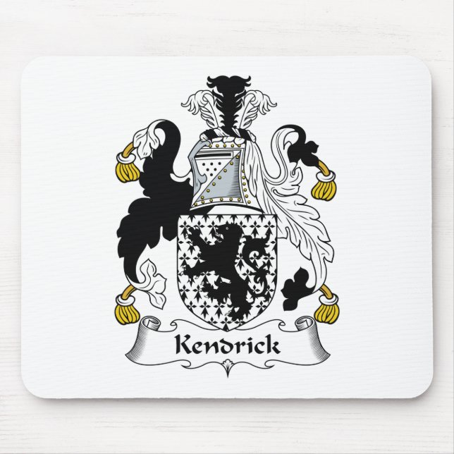 Kendrick Family Crest Mouse Pad (Front)