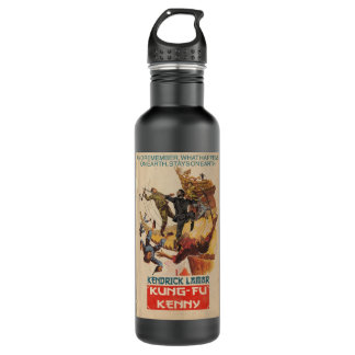 Kendrick Lamar   Kung Fu Kenny Parody Classic T Sh 710 Ml Water Bottle