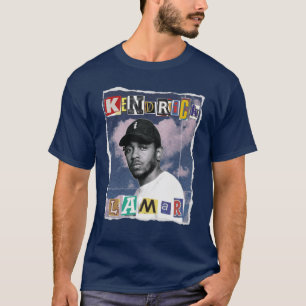 Kendrick Lamar Scrapbook Effect gift T-Shirt