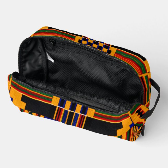 Kene Cloth Toiletry Bag (Open)