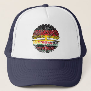 Kenia Kenianisch Deutsch Deutschland Baum Wurzel Trucker Hat
