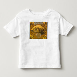 Kenilworth Orange LabelRiverside, CA Toddler T-Shirt