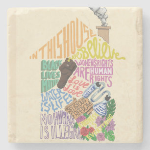Kenji Kimura Kindness Is Everything Stone Coaster