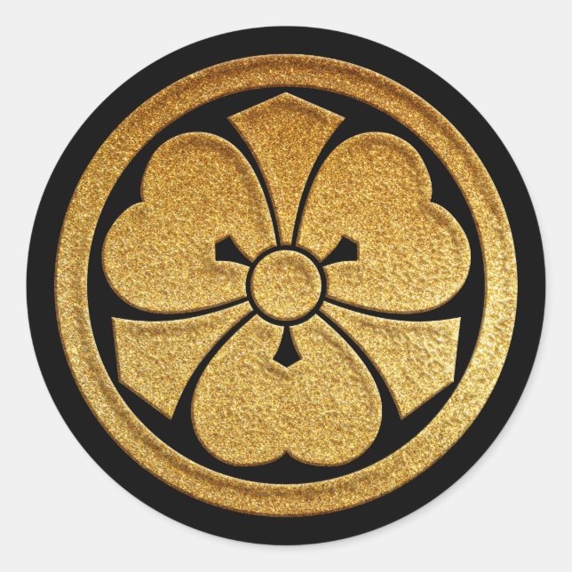 Kenkatabami Kamon in Gold Seal  (Front)