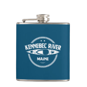 Kennebec River, Maine Hip Flask