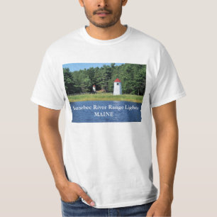 Kennebec River Range Lights, Maine T-Shirt