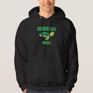 Kennebunk Beach Maine Sea Turtle Themed Hoodie
