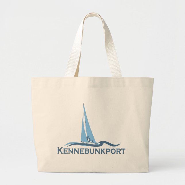 Kennebunkport. Large Tote Bag (Front)