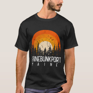 Kennebunkport Maine Me 70S 80S 90S T-Shirt