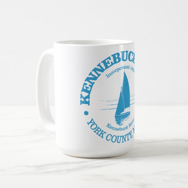 Kennebunkport (sailboat) coffee mug (Front Left)
