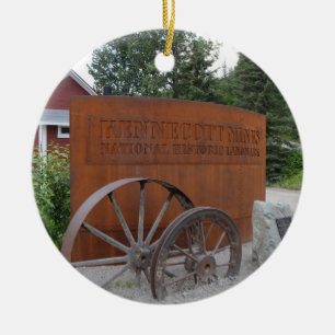 Kennecott Mine in Alaska Ceramic Ornament