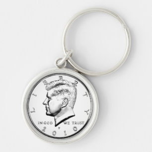 KENNED HALF DOLLAR KEY RING