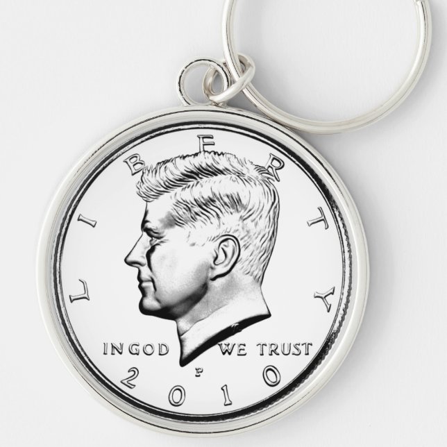 KENNED HALF DOLLAR KEY RING (Front)