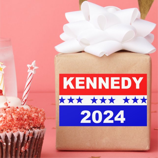 Kennedy 2024 rectangular sticker (Party)