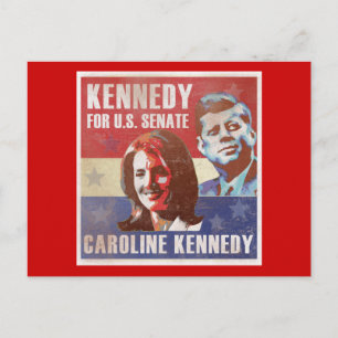 Kennedy Begins Campaign For Senate Postcard