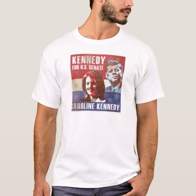 Kennedy Begins Campaign For Senate T-Shirt (Front)