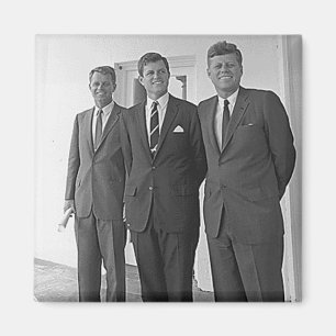 Kennedy Brothers, John, Ted, Robert Magnet