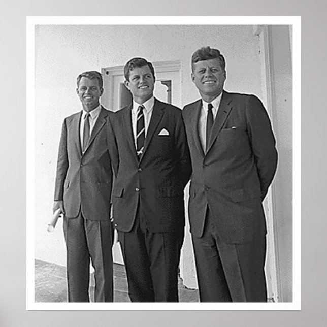 Kennedy Brothers, John, Ted, Robert Poster (Front)