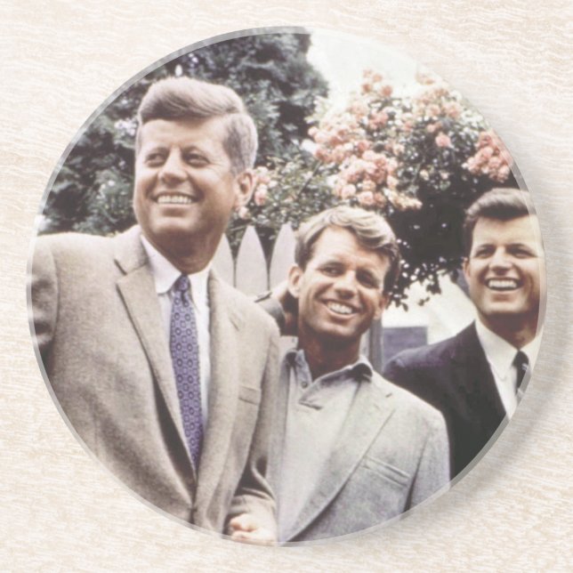 Kennedy Brothers, President John, Robert & Ted Coaster (Front)