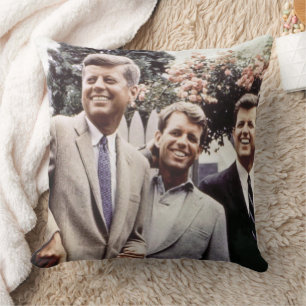 Kennedy Brothers, President John, Robert & Ted Cushion