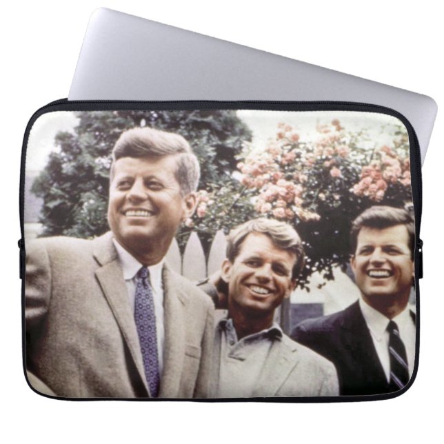Kennedy Brothers, President John, Robert & Ted Laptop Sleeve (Front)