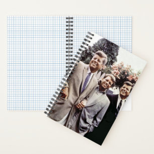 Kennedy Brothers, President John, Robert & Ted Notebook