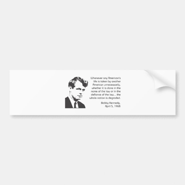Kennedy Bumper Sticker (Front)