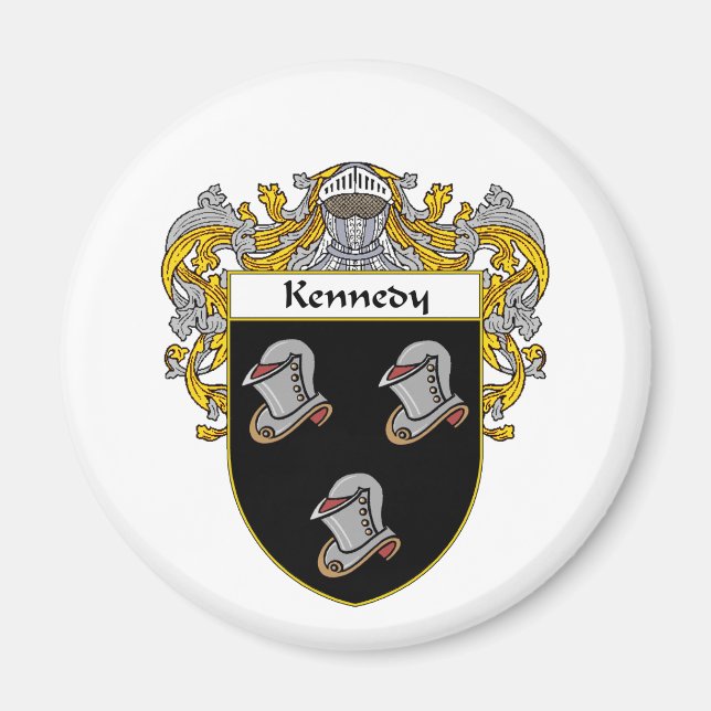 Kennedy Coat of Arms (Mantled) Magnet (Front)