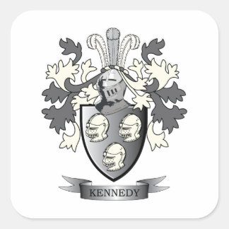 Kennedy Coat of ArmsI Square Sticker