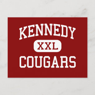 Kennedy - Cougars - Middle - Redwood City Postcard