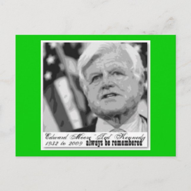 'Kennedy' Edward  Commemorative Postcard (Front)