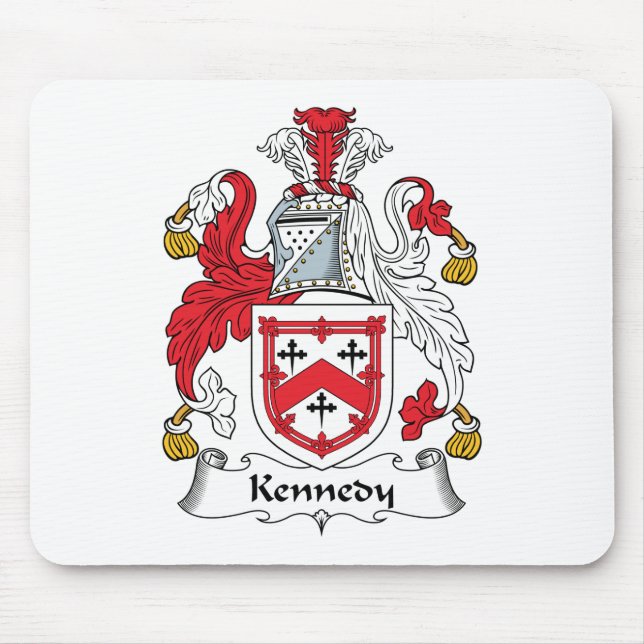 Kennedy Family Crest Mouse Pad (Front)