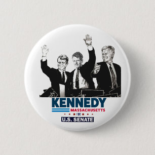 Kennedy for U.S. Senate 6 Cm Round Badge