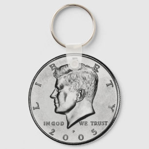 Kennedy Half Dollar Key Ring